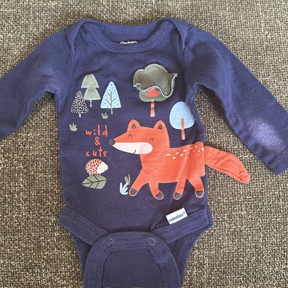 Gerber set of wildlife onesies. - Picture 2 of 7